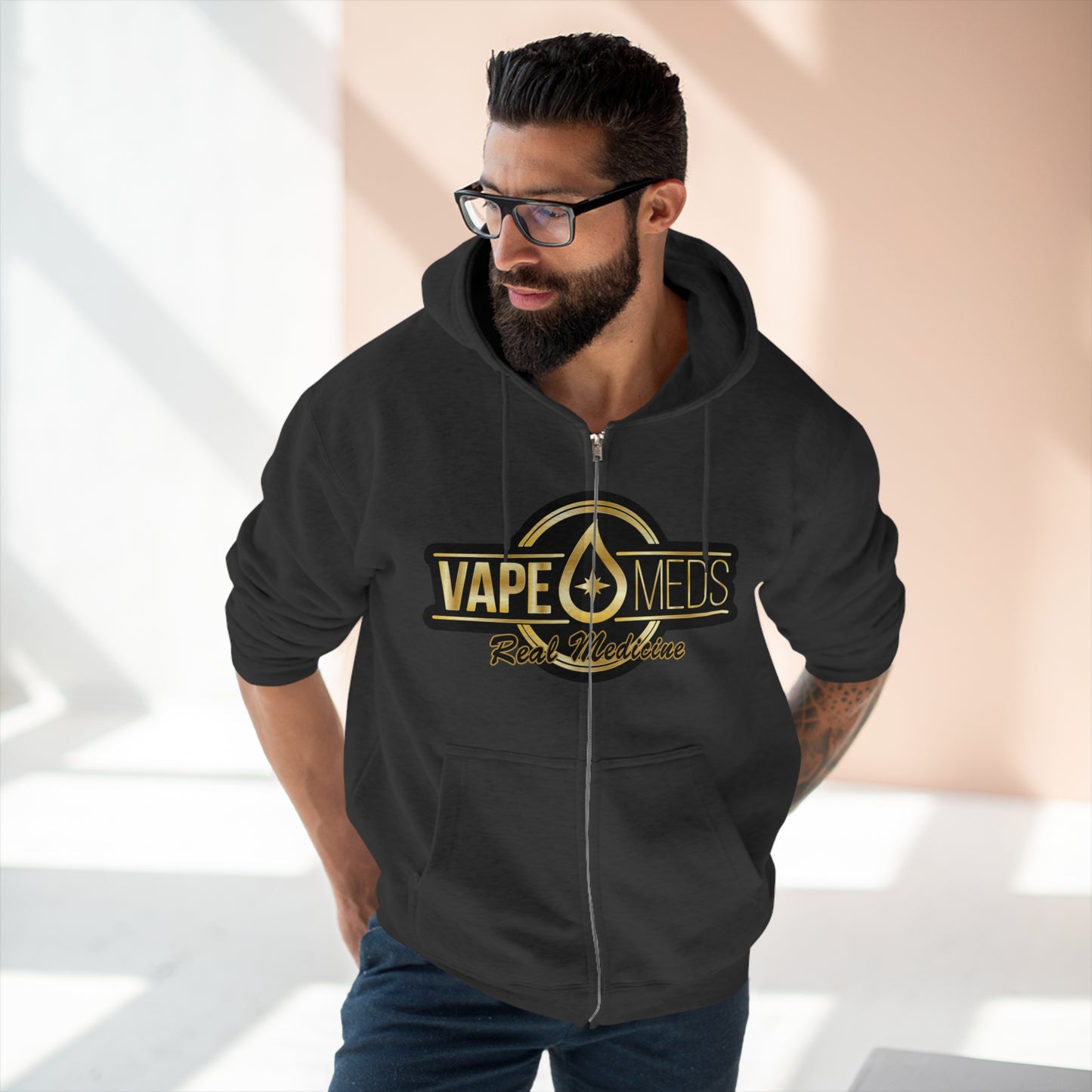 VapeMeds® Unisex Zip Hoodie