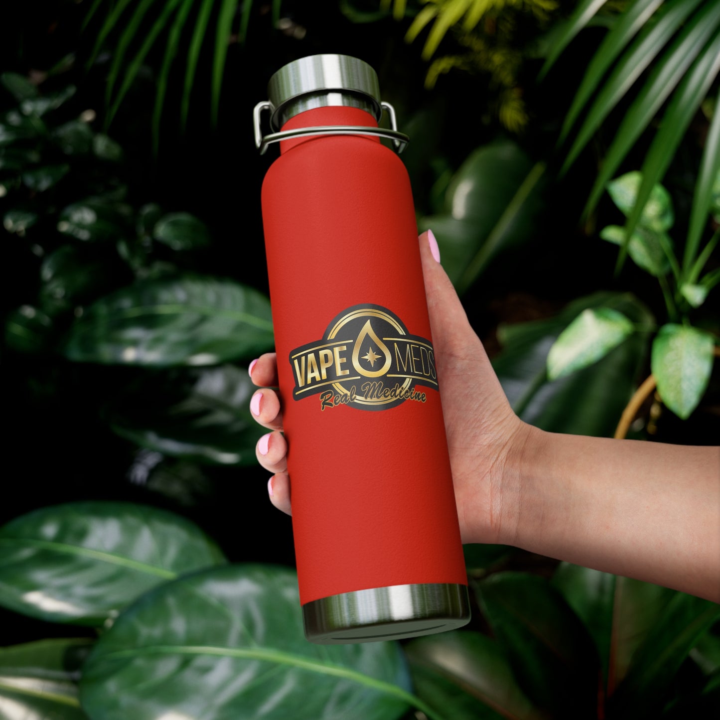 VapeMeds® Copper Vacuum Insulated Bottle, 22oz