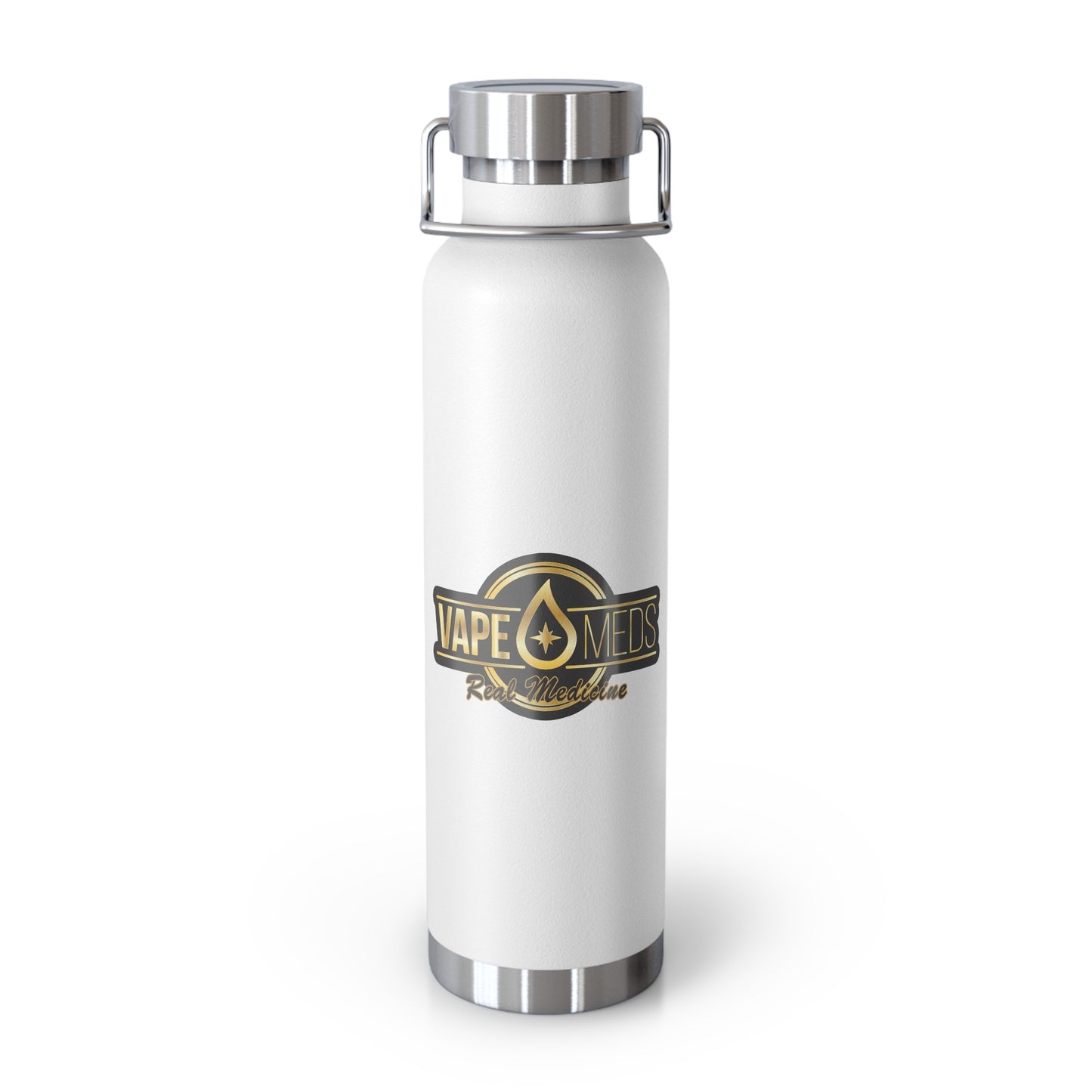 VapeMeds® Copper Vacuum Insulated Bottle, 22oz