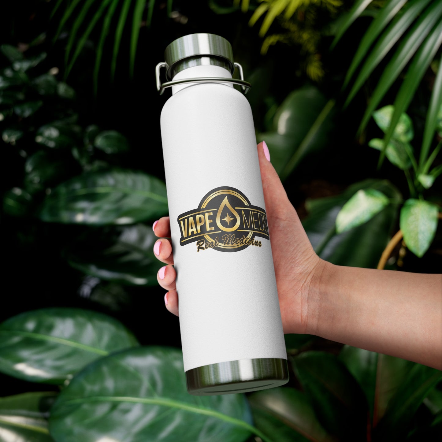 VapeMeds® Copper Vacuum Insulated Bottle, 22oz