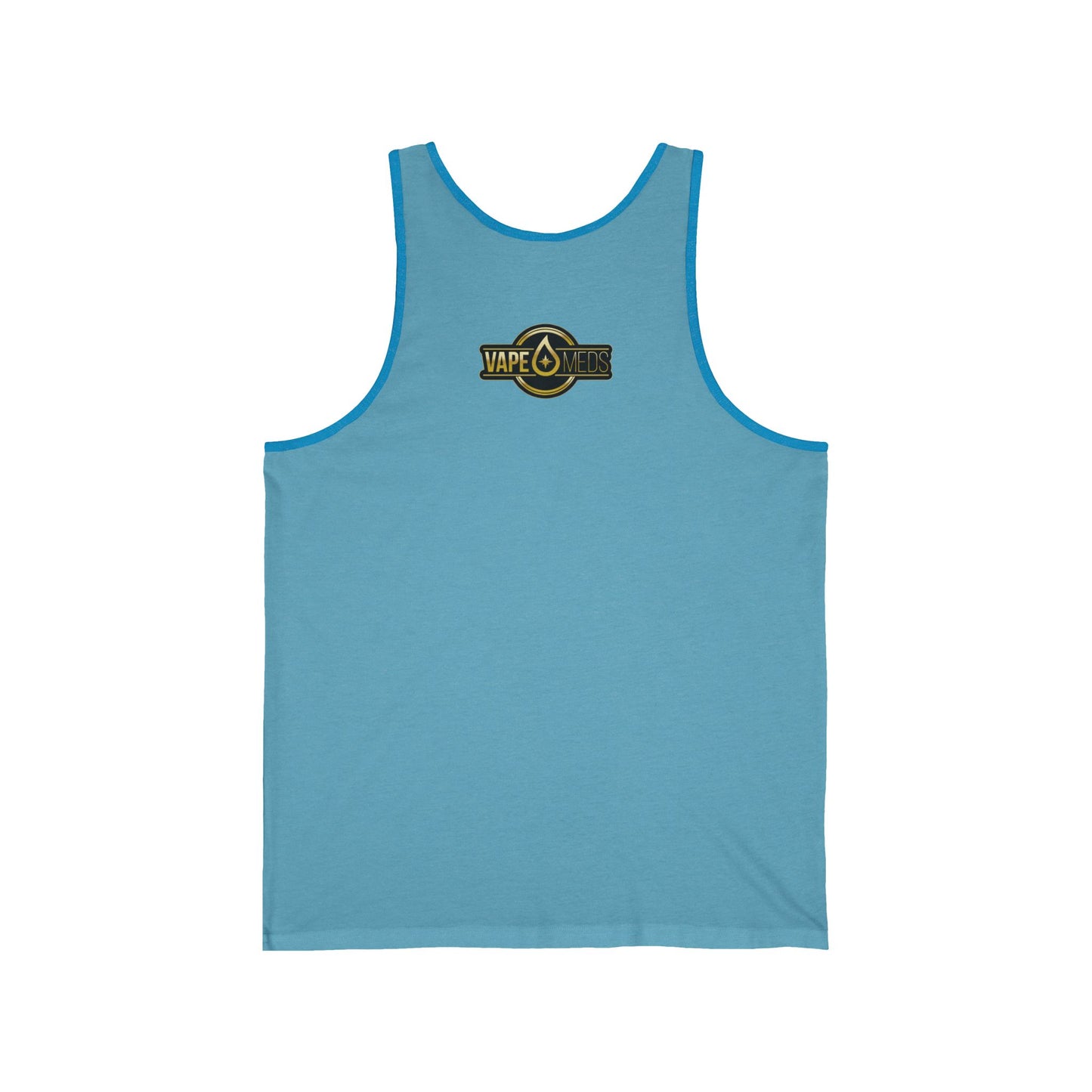 Unisex Jersey Tank - Alien Graphic & Vape Theme | Cool Summer Wear for Smokers & Festival Lovers