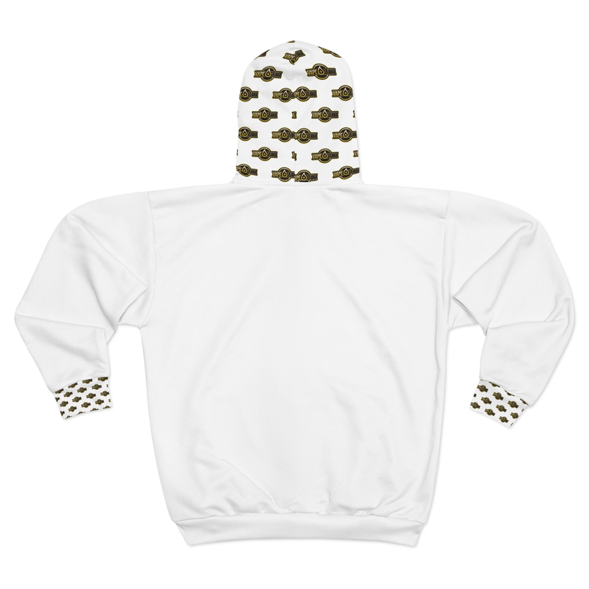 Stylish Unisex Zip Hoodie with Unique Pattern