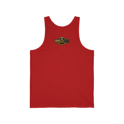 Unisex Jersey Tank - Alien Graphic & Vape Theme | Cool Summer Wear for Smokers & Festival Lovers