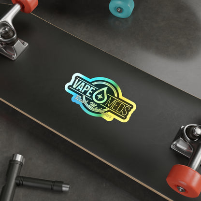 VapeMeds® Holographic Die-cut Stickers