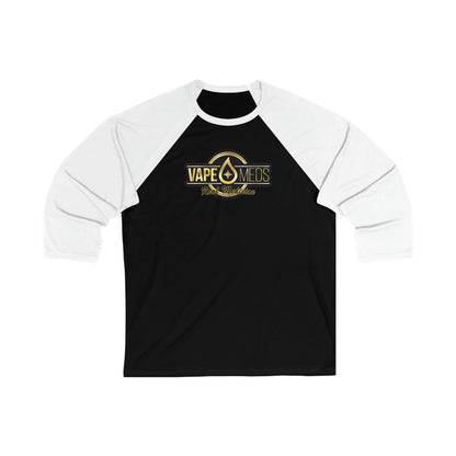 VapeMeds® Unisex 3\4 Sleeve Baseball Tee