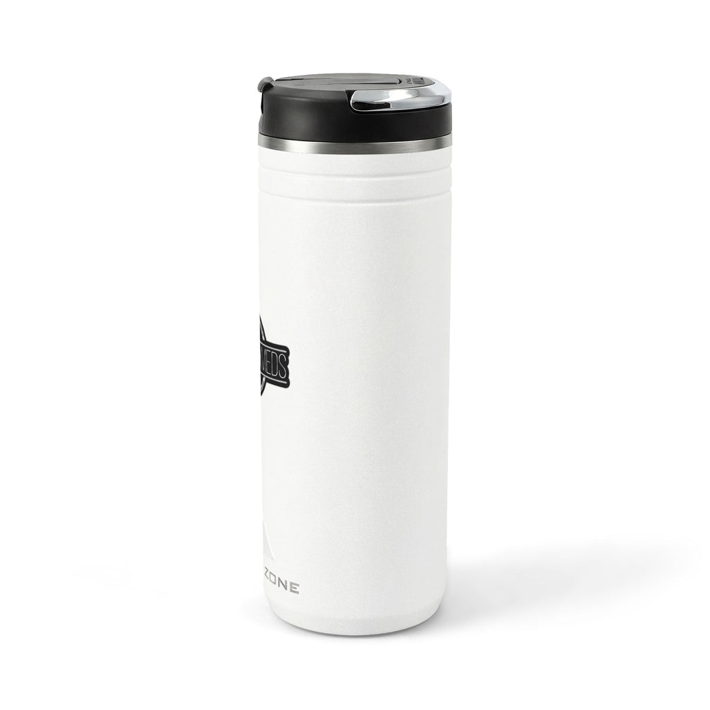 Vape Meds Logo 24oz Thermal Straw Tumbler — Insulated Travel Bottle