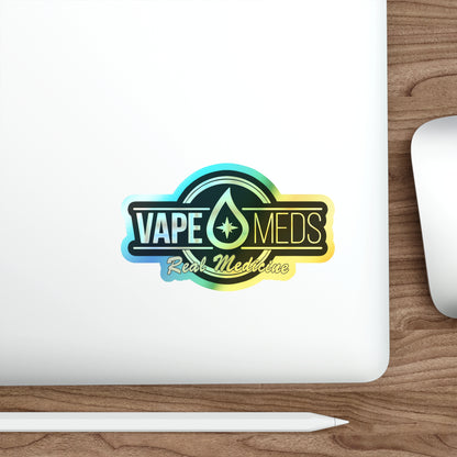 VapeMeds® Holographic Die-cut Stickers