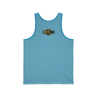 Unisex Jersey Tank - Alien Graphic & Vape Theme | Cool Summer Wear for Smokers & Festival Lovers